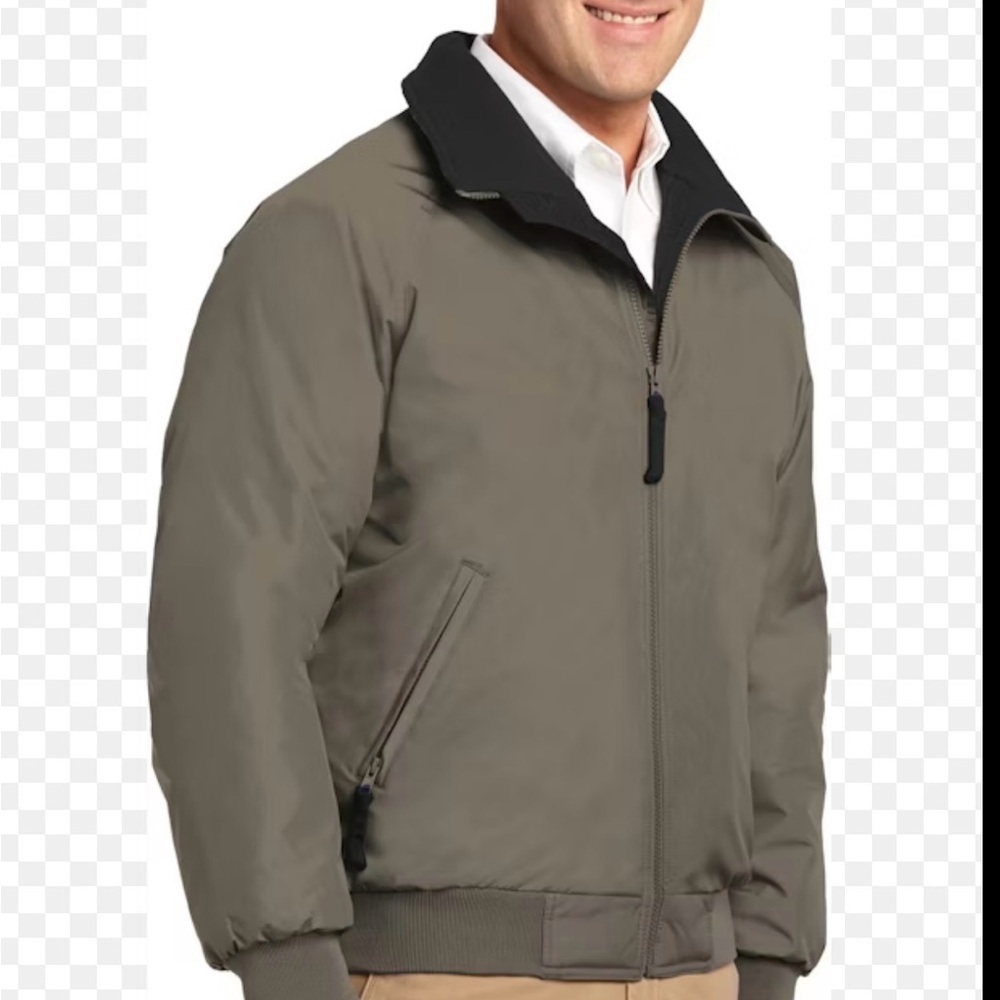 Port Authority Men's Bomber Jacket - Olive and Black